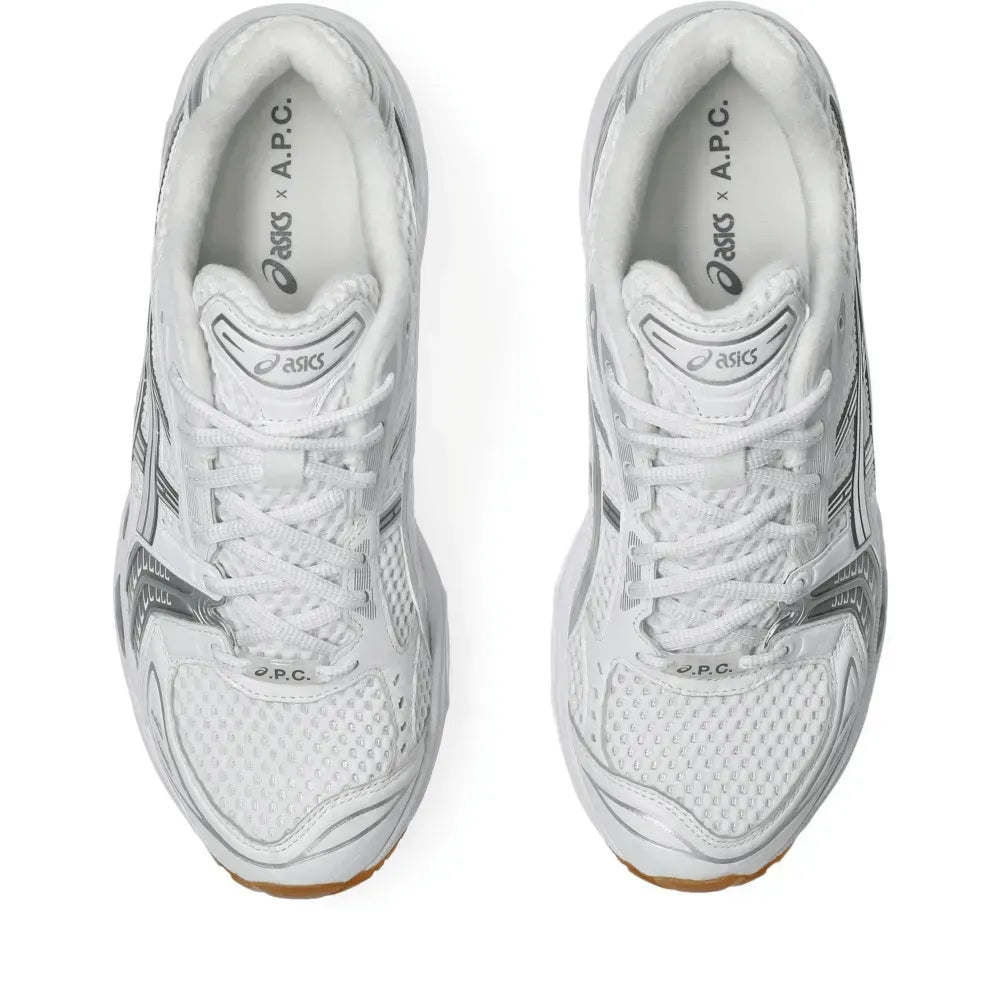 A.P.C. x Asics Gel-Kayano 14 White Pure Silver