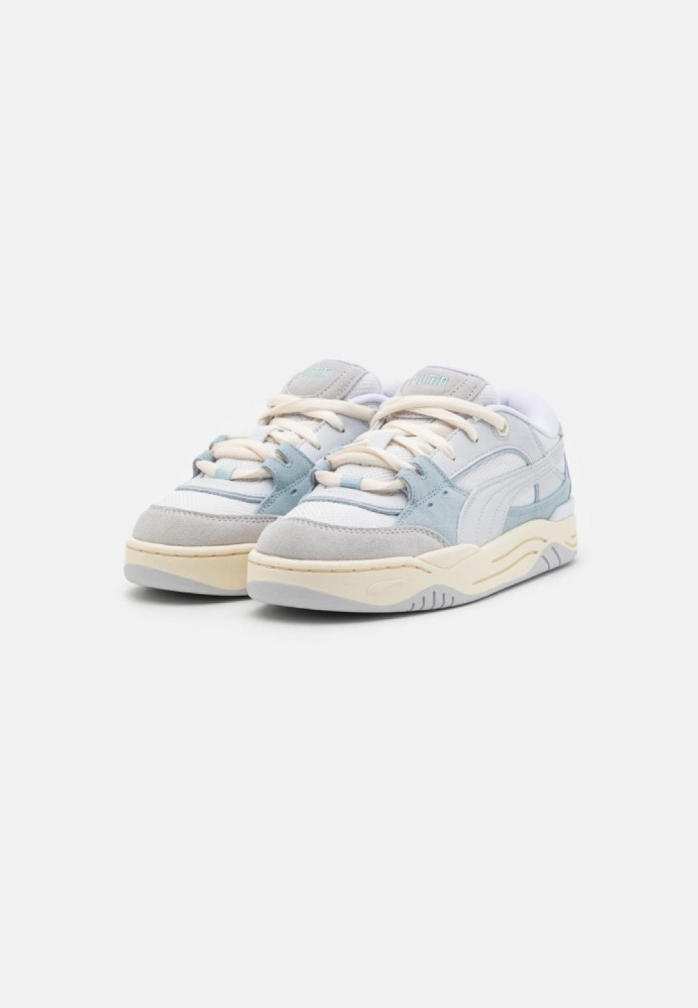 Puma-180 White Silver Mist