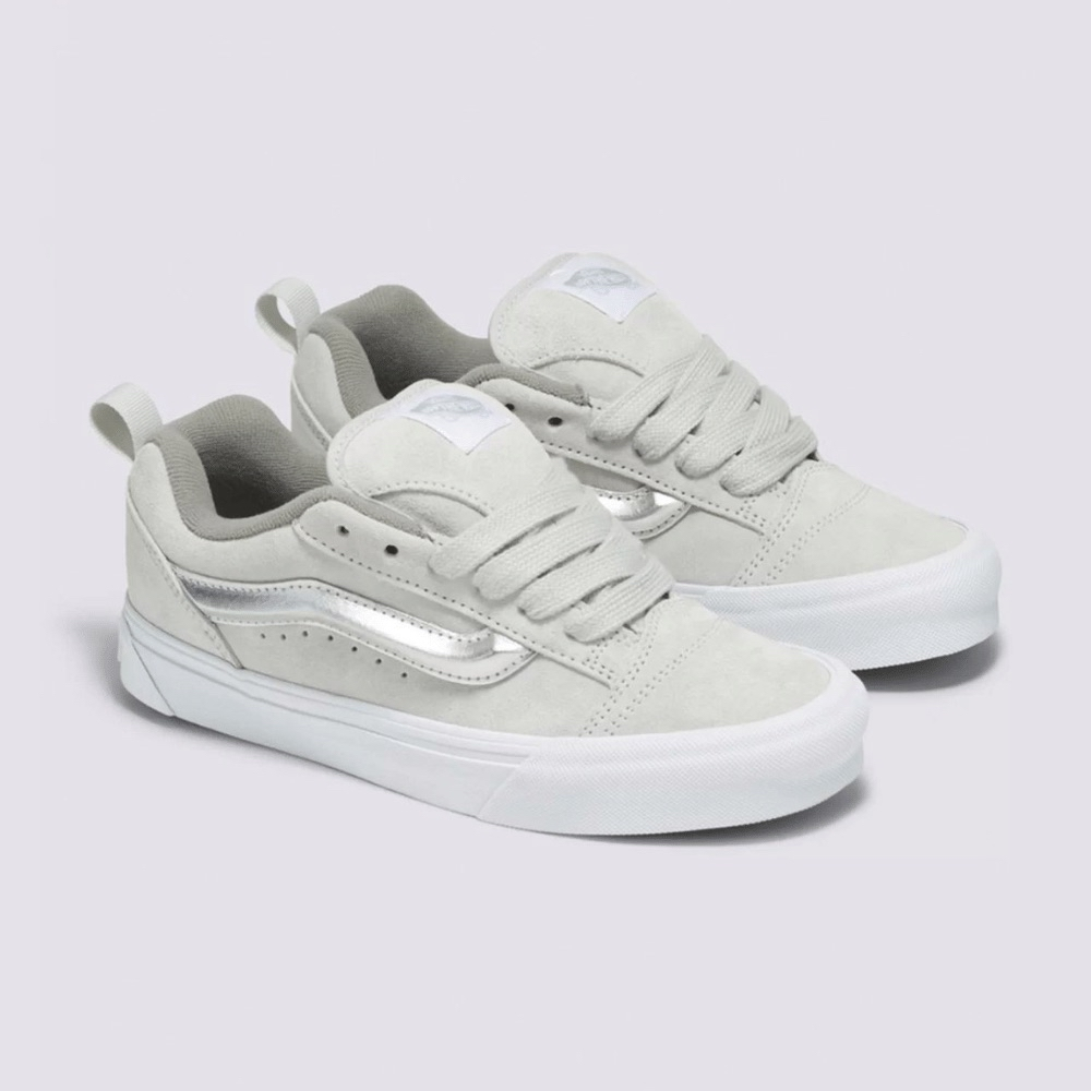 Vans Knu Skool Silver Metallic True White