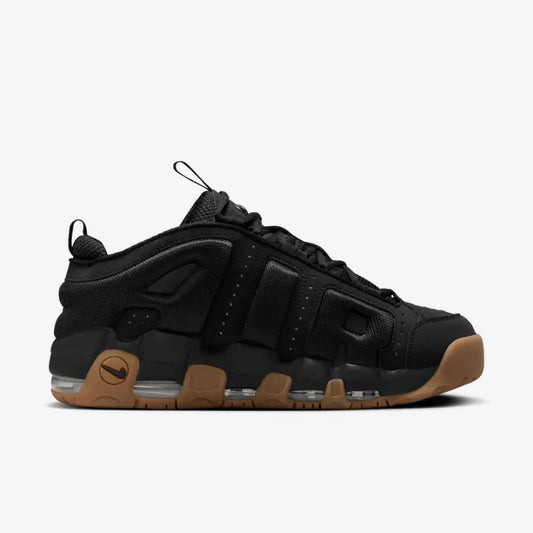 Nike Air More Uptempo Low Black Gum