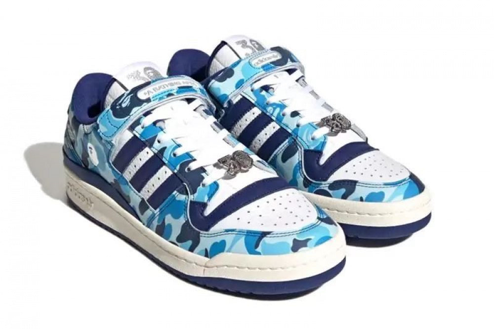 Bape x Forum Low "30th Anniversary" Blue